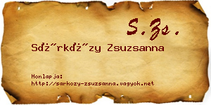 Sárközy Zsuzsanna névjegykártya
